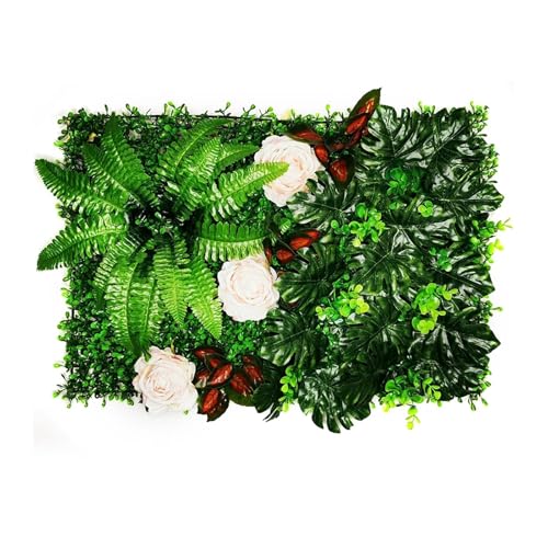 Flor falsa y césped artificial tupido Style7 para decoración vertical 2