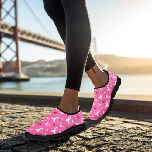 Image of Womens Slip On Walking Shoes Non Slip Loafer Breathable Holiday Travel Shoe Lightweight Casual Low Top Sneakers SizeUS 5.5-11.5