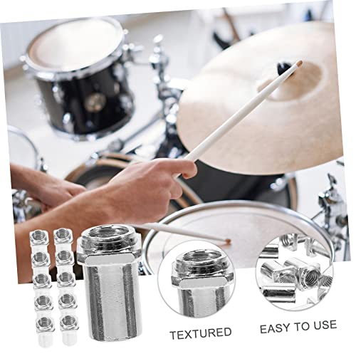Tuerca giratoria de repuesto para tambor Tom Lug de 5 mm, accesorio para tambor de piso, pieza de repuesto para tambores acústicos y electrónicos, hardware duradero miniatura 3