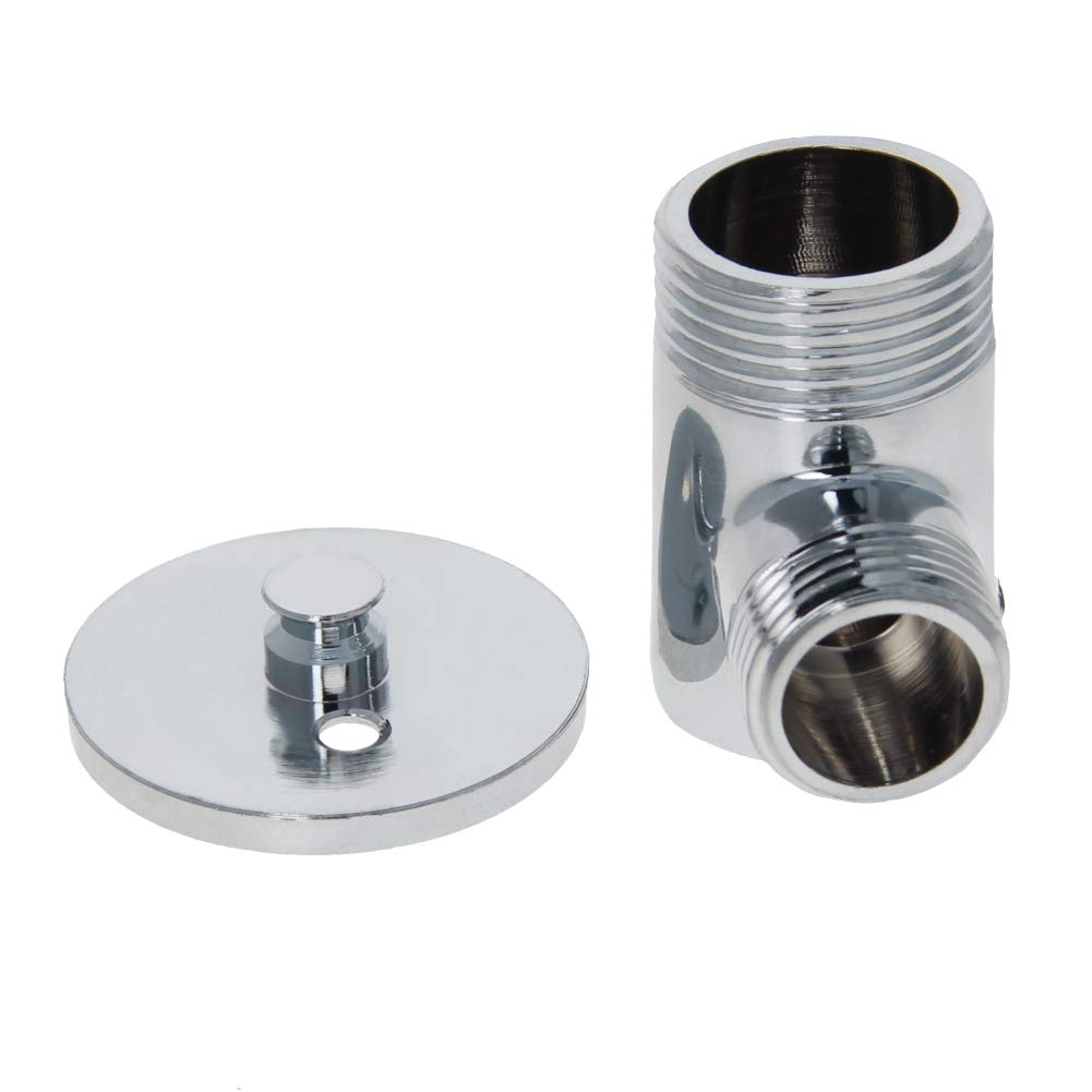 Générique douchetteKit d'installation de Robinet Mural en Laiton, 2 pièces, pour système de Douche de Salle de Bains à Filetage G3/4, Adaptateur de Robinet, placage chromé