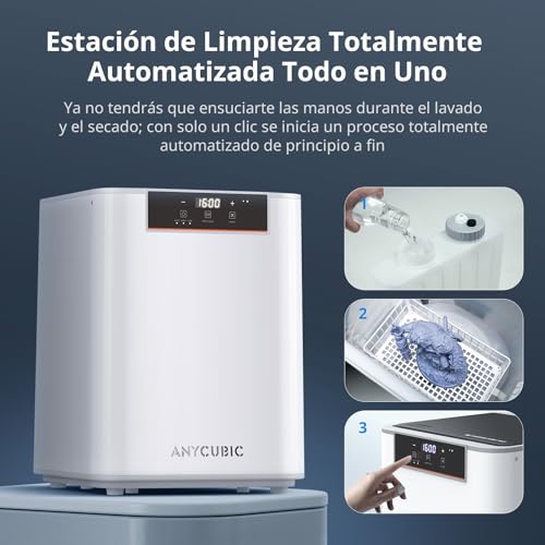 ANYCUBIC Impresora 3D Resina Wash Cure 3, Wash Cure 3 Plus, Wash Cure 3 MAX 3 ANYCUBIC Impresora 3D Resina Wash Cure 3, Wash Cure 3 Plus, Wash Cure 3 MAX - Imagen 4