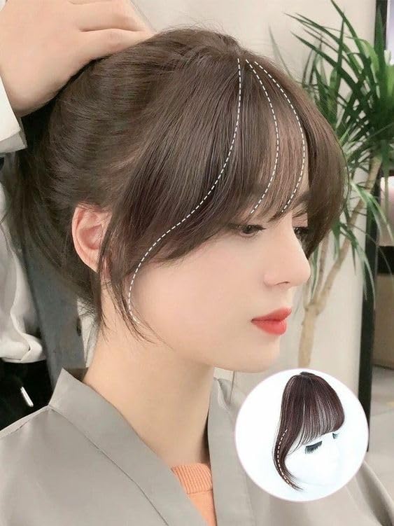 Image of Iyaan Front Hair bangs fringe For Women 25 Grams Pack Of 1 (Brown)