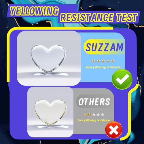 UV Harz 100g, Upgrade UV Resin hart kristallklares Transparentes UV epoxidharz für DIY Kunst, Schmuck, Gießen und Beschichten - Geruchsarmer Ultravioletter Harz klar