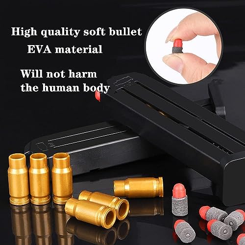 Image of Gun Pistol Original with Pull Back Action | Jump Out shel | Soft Rubber Foam Bullet