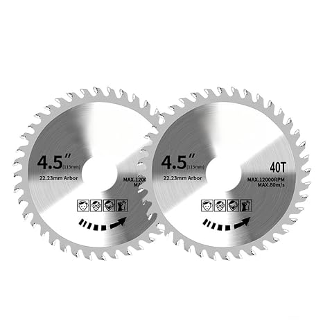 2pcs 115mm Circular Saw Blade 4.5