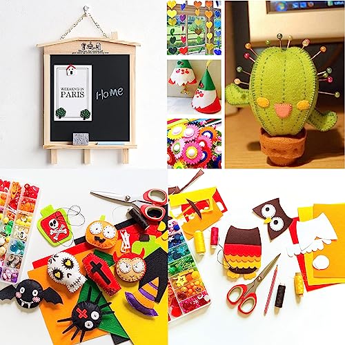 Image of Lakeer A4 Felt Sheets 29.7cm X 21cm Set 10 Dark Brown Colour 1mm Thickness for Kids School DIY Crafts Patchwork Embroidery Project.