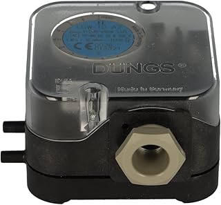 LGW 10 A2 AG-M-V9 ST-SE | 107417 | DUNGS LGW 10 A2 Differential AIR Pressure Switch, Hose Conn, Terminal Conn, 1-10MBAR