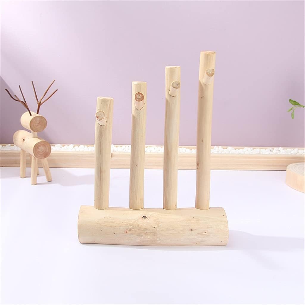 Solid Wood Porch Key Storage Ornaments Branch Decoration Key Holder Jewelry Holder (Color : A Size : 20 * 4.5 * 26CM)