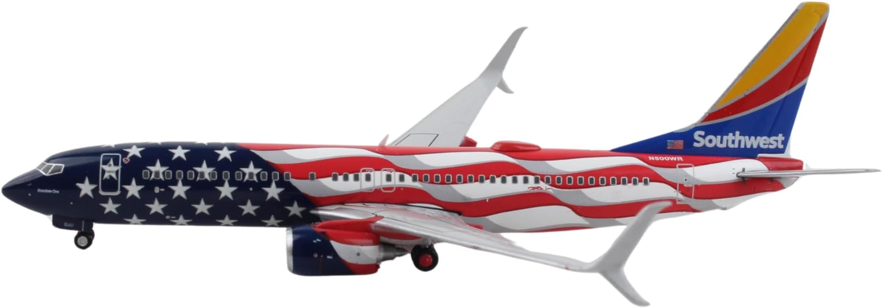 GeminiJets GJSWA2039 Southwest Airlines Boeing 737-800 "Freedom One N500WR; Scale 1:400
