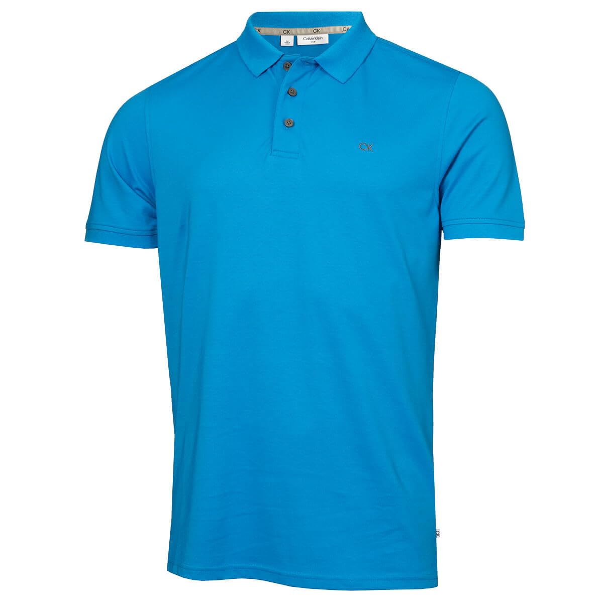 Calvin Klein Men's Blue Planet Friendly Polo Shirt - Xl