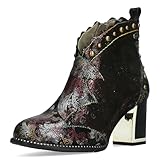 LAURA VITA Bottines Femme Kacio 02, Pointure:38 EU, La Couleur:Rouge