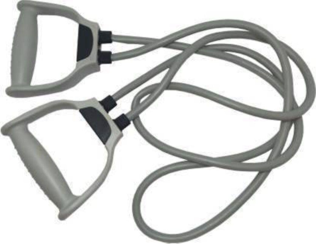 gymfreak oe Double Resistance Toning Tube (Multi Color) Resistance Tube (Grey)-image-27