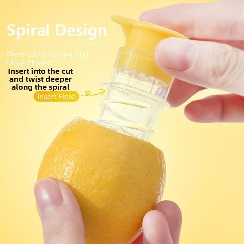 Miniatura 3 de exprimidor de limón, mini exprimidor de limón portátil, (4 piezas) exprimidor manual con filtro, exprimidor de cítricos portátil para