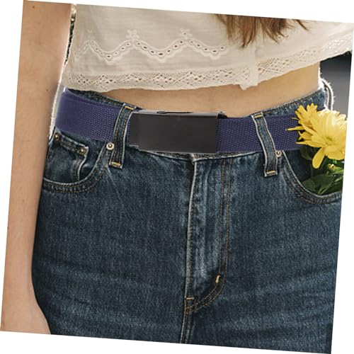 Men Canvas Waist Belt Versatile Gentlemen Accessory for Casual Stylish Design for Jeans and Pants for and Friends3