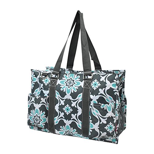 N Gil All Purpose Organizer Medium Utility Tote Bag 4 - 2017 Fall New Pattern (Quatro Vine Grey)2