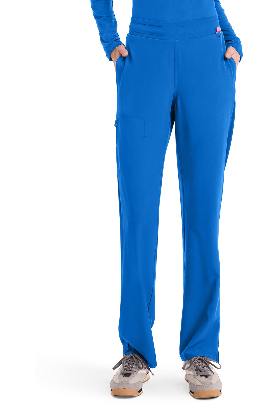 Med Couture Scrub Pants for Women Straight Leg Pull-On Pant with 4 Pockets Moisture Wicking & 360° Stretch - MC103