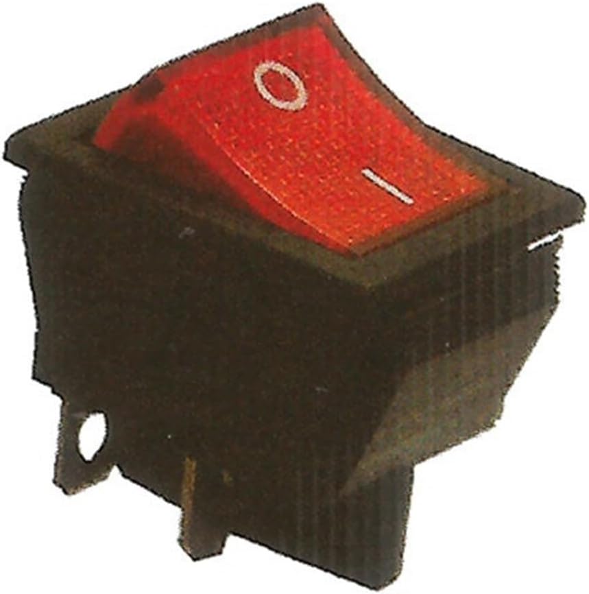 Boat Rocker-Switch Red-Light SPST KCD2 ON-Off 16A/250V KCD4-202 AC 5pcs 4-Pin KCD2-201/N(220V Green Lamp)