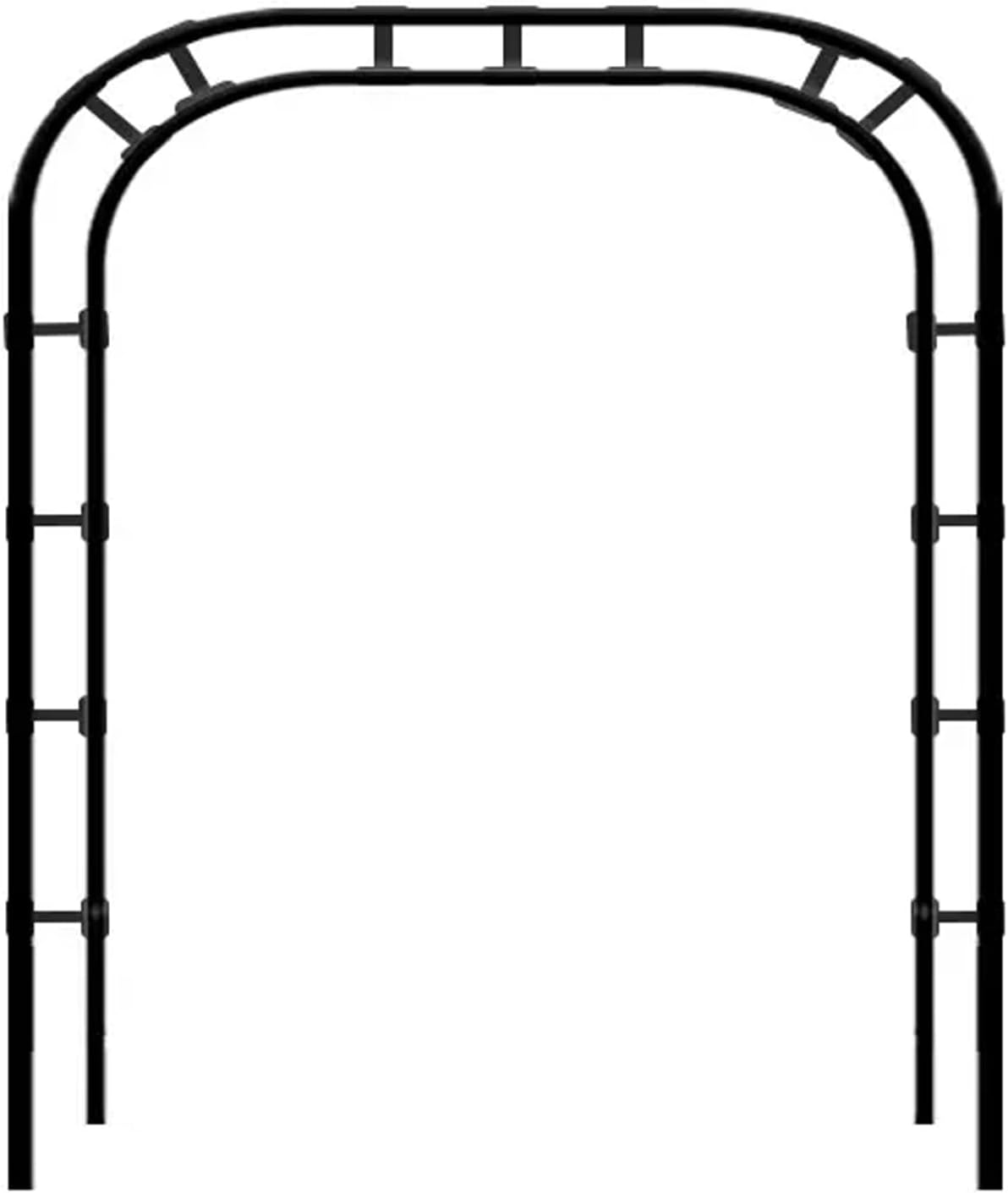 Garden Arch with Plant Box, Outdoor Garden Lawn Backyard, Wedding Party Decoration, Garden Arbor with Gate for Climbing Vines and Plants, Easy to Install(47x15.7x94.5in)