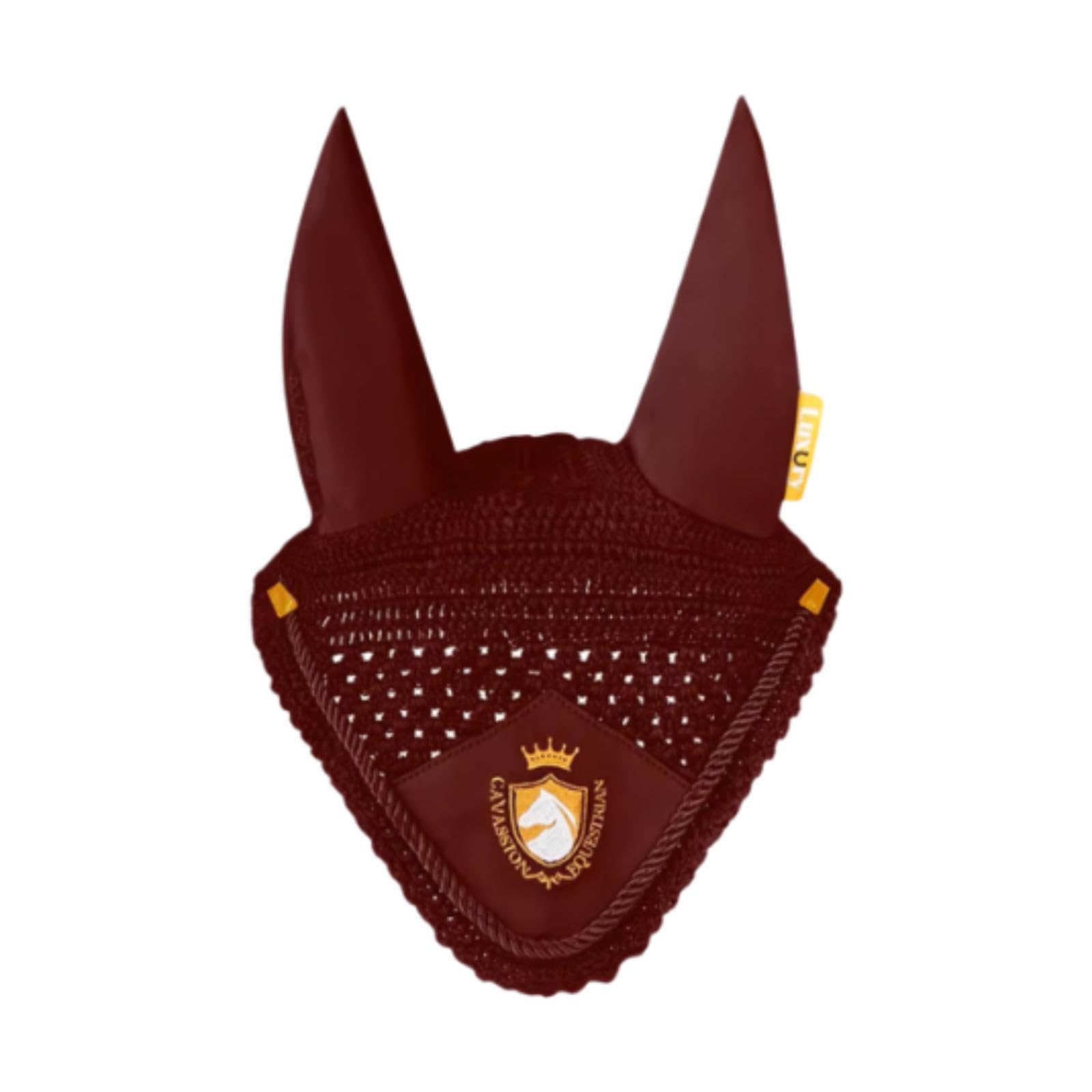 kowaku Bonnet Anti-Mouches pour Cheval, équipement équestre Pratique, Cagoule Confortable et Portable, Protège-Oreilles Doux