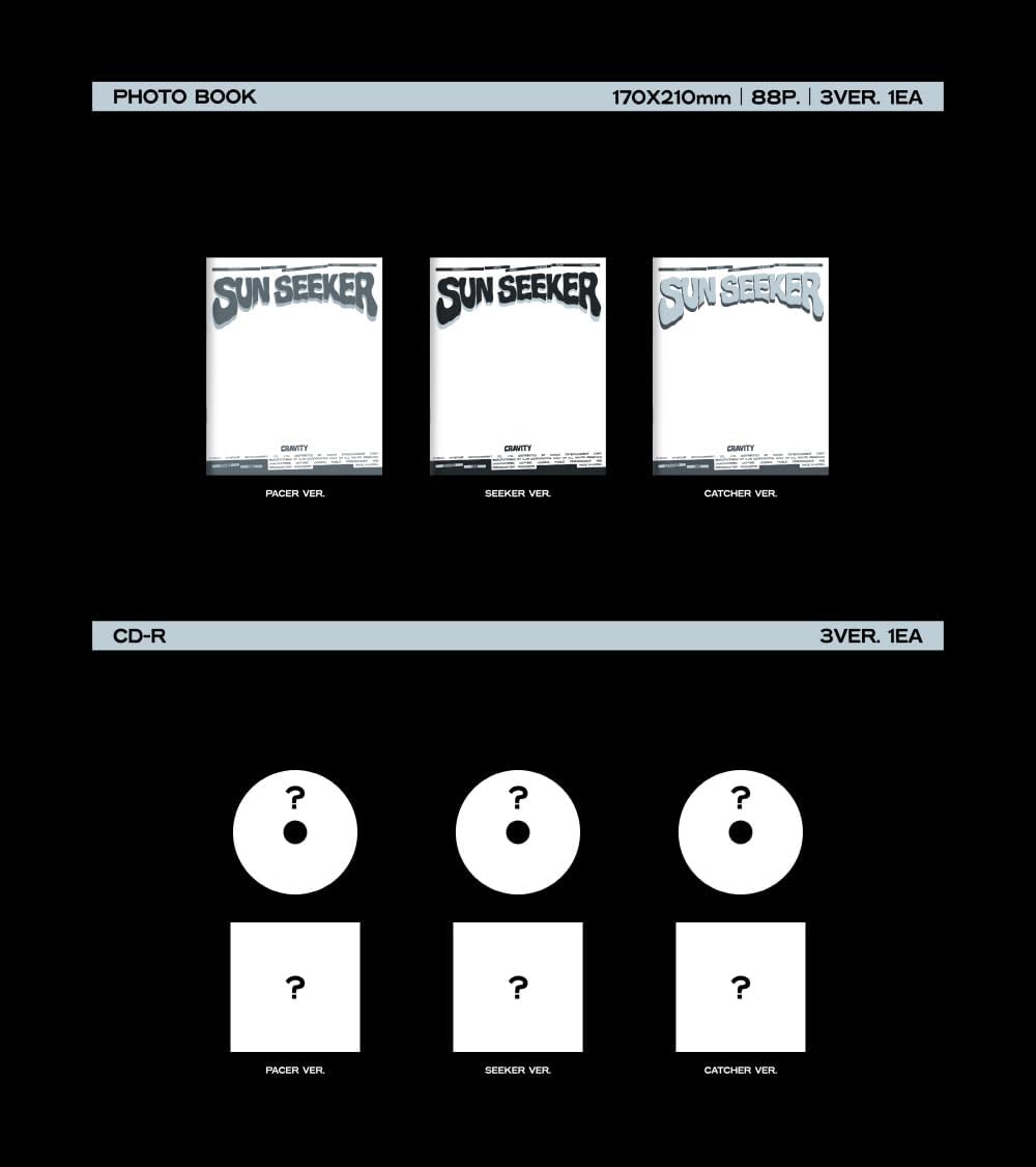 CRAVITY - 6th Mini Album SUN SEEKER (3 ver. SET)