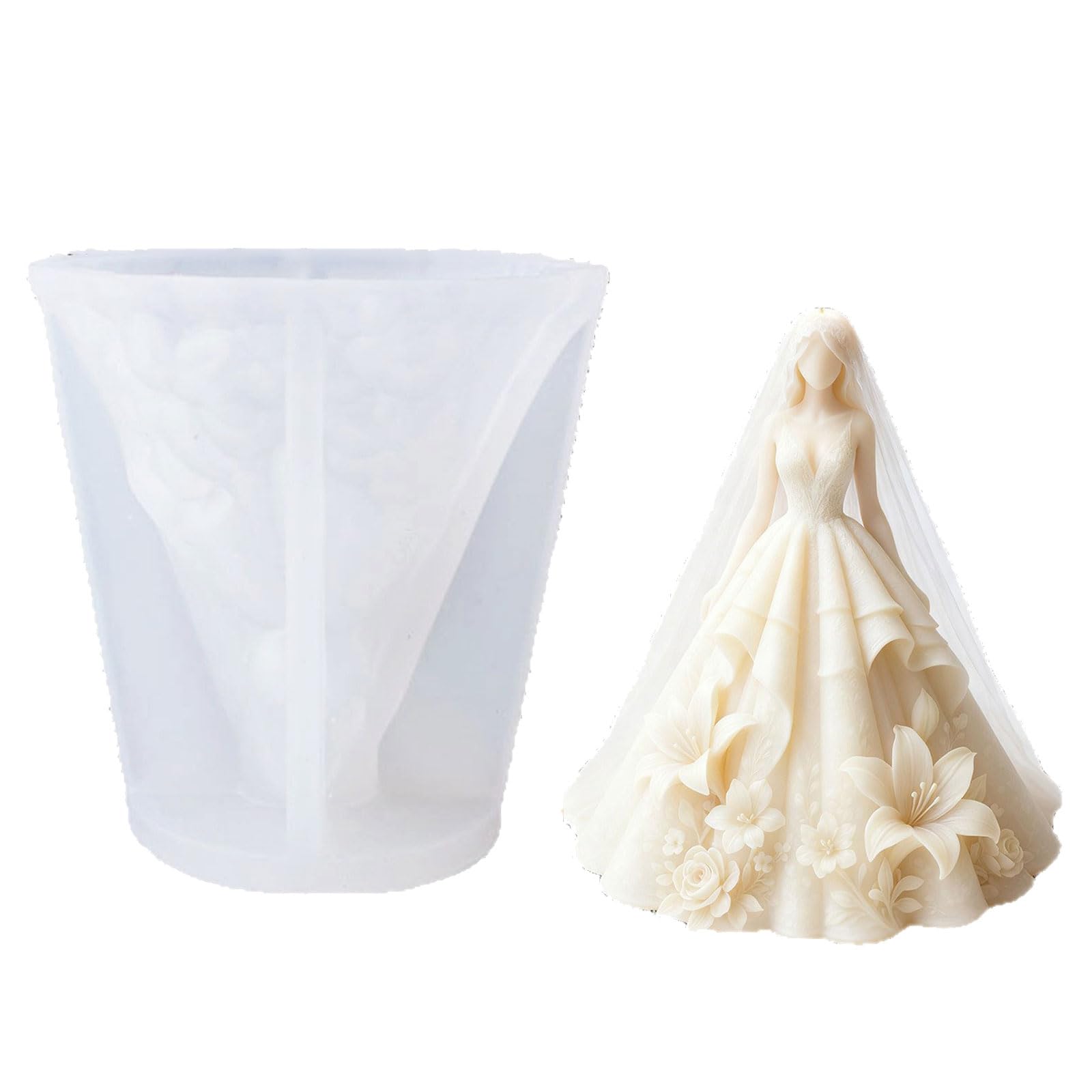 Tsophreniq Flexible Silicone Wedding for Crafting Creating Romance Scented Ideal for Home Decoration Wedding