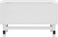 Vista 9 de LUMISOL Extendable Dining Room Table for 4, Small Folding Drop Leaf Kitchen Dining Table, 18–36 inch, Space-Saving, Easy Assembly, White