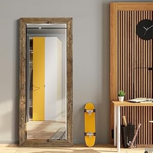 Wexford Home Barnwood Wood Full Length Mirror - Distressed Tonal Walnut (AR2-L05S) Wexford Home Barnwood Wood Full Length Mirror Distressed Tonal Walnut AR2 L05S