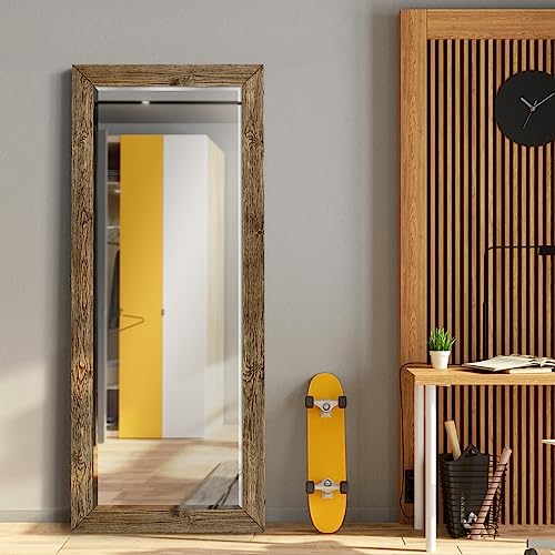 Wexford-Home-Barnwood-Wood-Full-Length-Mirror-Distressed-Tonal-Walnut-AR2-L05S Wexford Home Barnwood Wood Full Length Mirror Distressed Tonal Walnut AR2 L05S