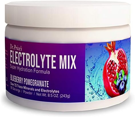 Electrolytes Powder No Sugar - Electrolyte Mix - Hydration Drink - Keto Electrolytes - Fasting Electrolytes - Water Enhancer, No Tablets, Non-GMO, Sports Drink - 90 Servings Blueberry-Pomegranate