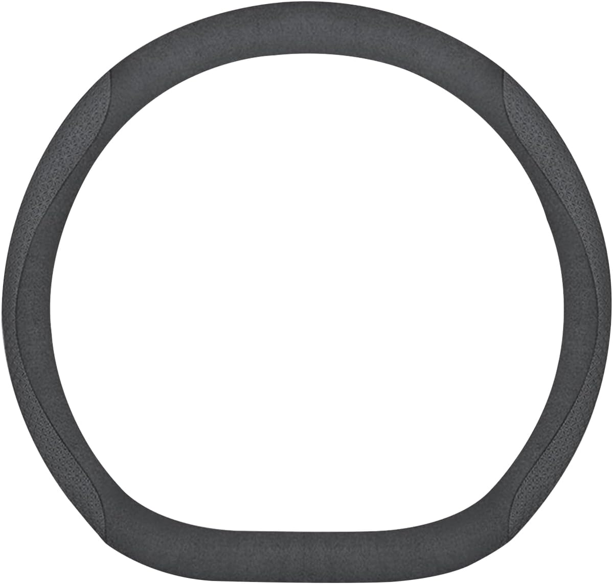 Ergocar Steering Wheel Covers, D-Type Suede Steering Wheel Cover, Automotive Accessories, Sweat Absorbing and Anti Slip (38 Cm/15 Inches)