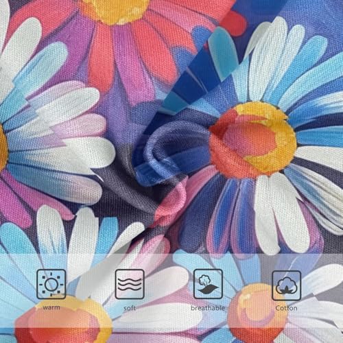 Girls Underwear Toddlers 2t Cotton Panties Little Girl Print Briefs Kids Undies Vibrant Colorful Daisies Floral3