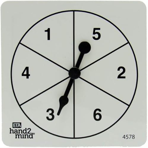 Miniatura 5 de hand2mind - 4589 ETA Color/Number Spinner Collection, Juego de 6