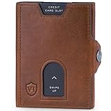 ✔ HOCHWERTIG - Unsere Mini Brieftasche ist modern, kompakt & elegant und wird aus echtem Nappa-Leder gefertigt. Spüre den Unterschied zu einem gewöhnlichen Kartenhalter!