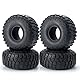 AXspeed 4 Stück RC-Reifen, 2,2 Zoll 150mm Gummireifen-Set, Radreifen für 1/10 Axial Wraith 90048 RR10 Crawler Car
