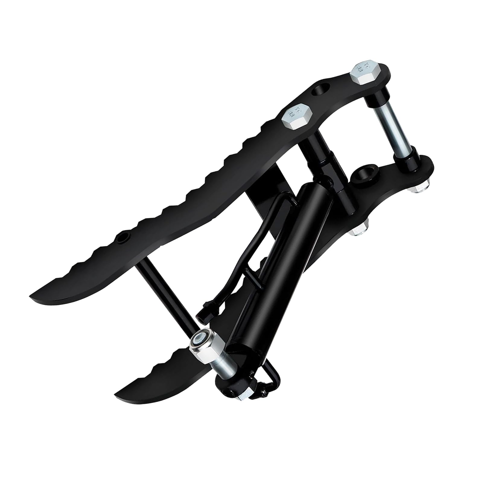 Rengue Clamp/Holder Idraulica per Pollice, Attacco Idraulico per Escavatore in Acciaio Mn, Versatile per la Movimentazione di Materiali, Angoli Regolabili, Facile Installazione per Mini Escavatori