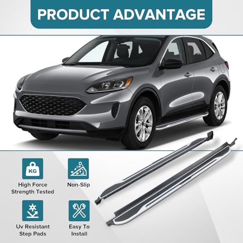 Estribos laterales compatibles Ford Escape 2020-2025 miniatura 4