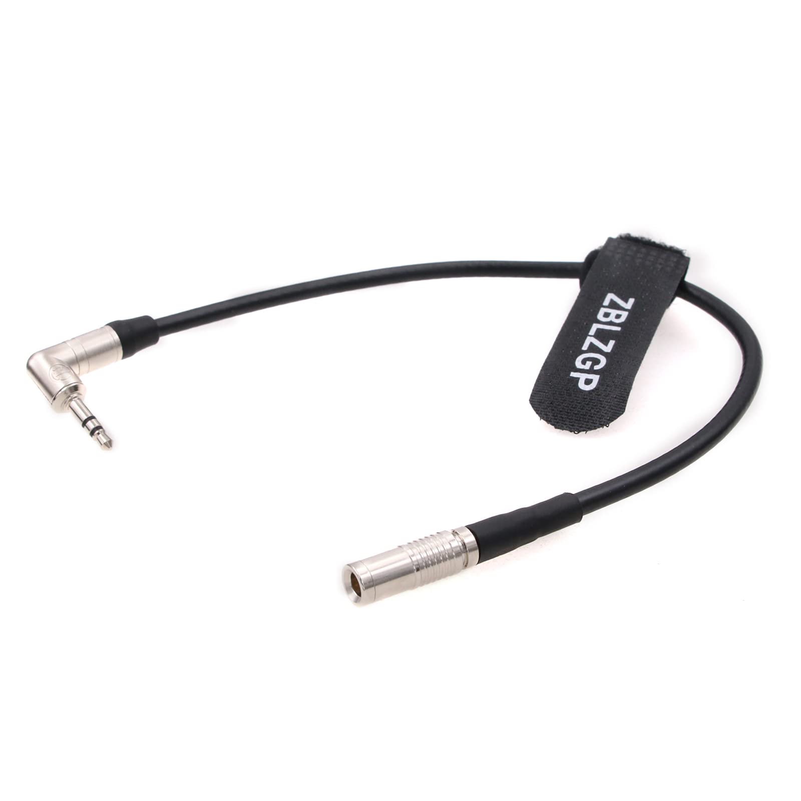 Timecode Cable DIN 1.0/2.3 to 3.5 mm TRS 90 Degree Time Code Cable for Tentacle Sync Canon R5C (DIN-3.5 mm)