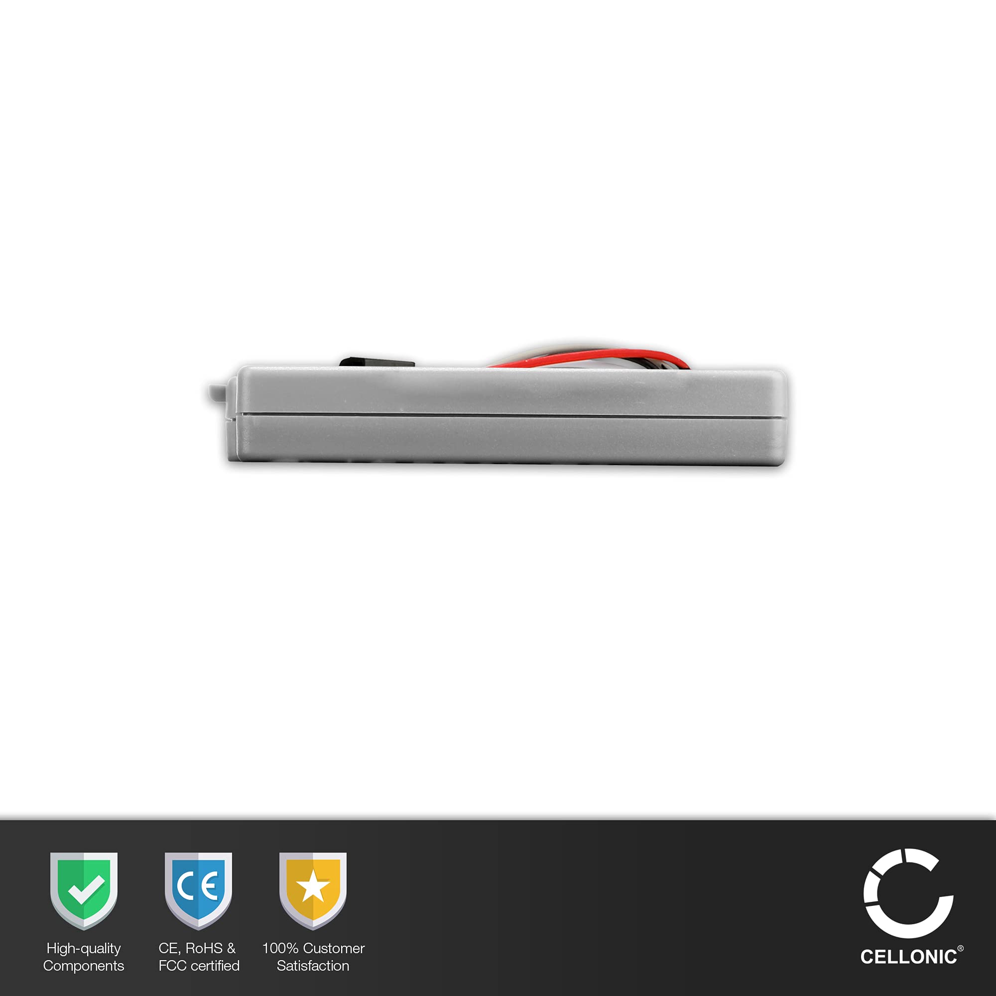 CELLONIC 1x Batería para Videoconsola Compatible con Nintendo Wii U Gamepad, WUP-010 - (2450mAh, 3.7V)
