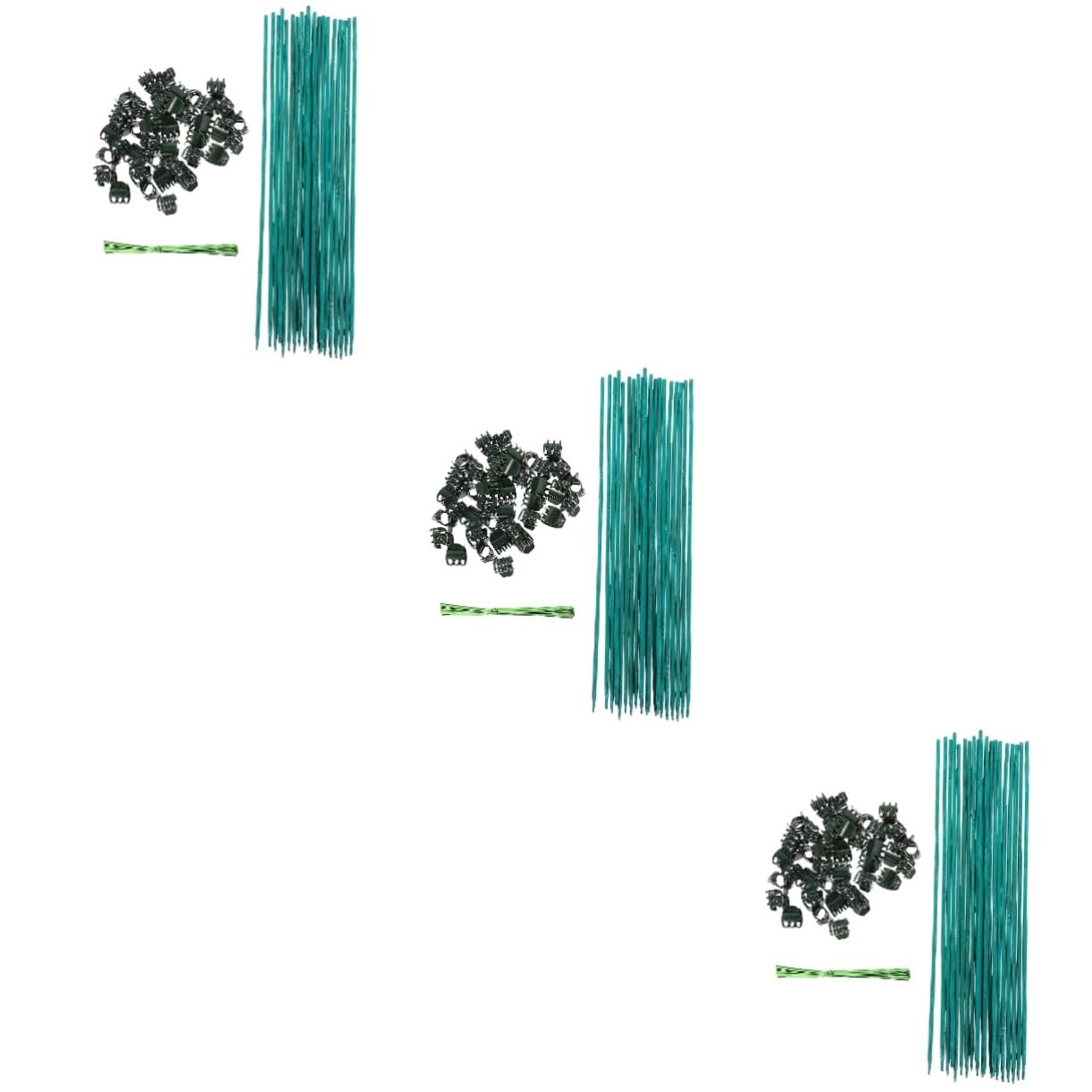 Milisten 3 Sets Pflanzen Bambusstab Blumenarrangementstab Blumenarrangementstab Pflanzenständer Blumen Und Rankenklammern Pflanzenspalier Pflanzenstäbe Unterstützung LED