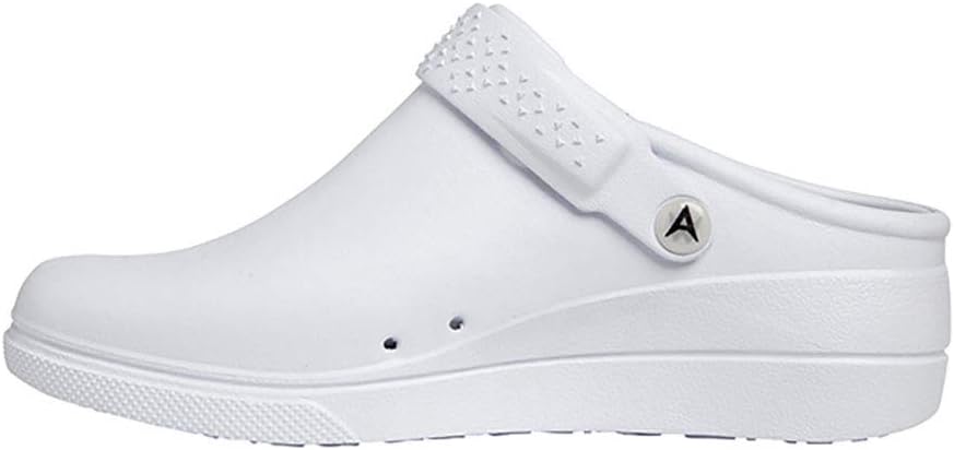 Anywear Peak Women's Healthcare Professional IMEVA Medical Clog, 6, White on White - 6,White on White