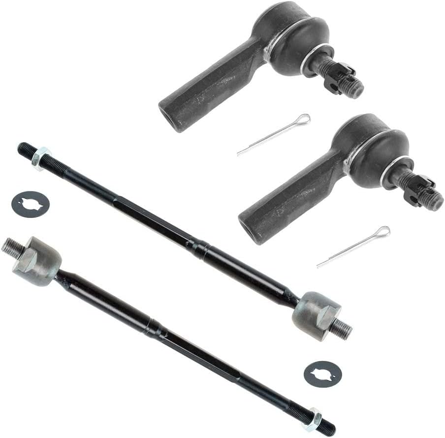 TRQ Front Tie Rod Set Compatible with 2004-2006 Scion xA xB 2003-2005 Toyota Echo PSA55381