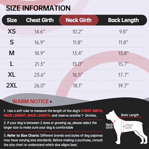Hjyokuso Hundeoverall Mit Beinen, Hundeschlafanzüge, Hundepyjama Für Kleine Hunde, Hunde Schlafanzug Mit Reißverschluss, Body Hund Nach Op Für Chihuahua, Pomeranian, Yorkshire Terrier, Bichon Frisé