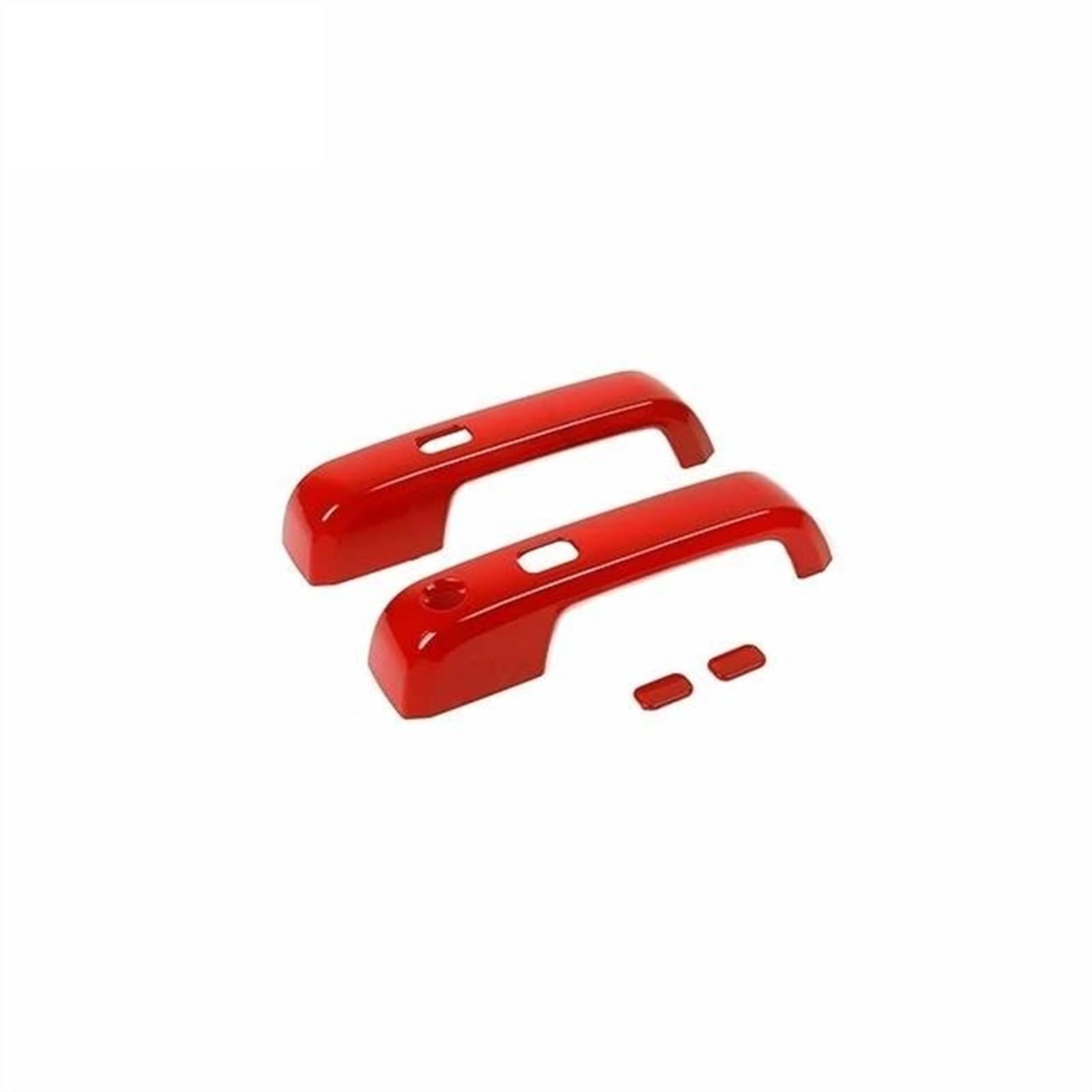 SLIMES Car Exterior Cover Side Door Handle Protector Chrome Scratch Protection for Ford F150 2015-2020 Protection(C red)