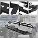 Peforway Running Boards Rock Sliders for Jeep Wrangler JK 4 Doors 2007-2018, Off Road Heavy Duty Steel Side Steps Anti-Slip Rock Armor Steps Textured Black Step Bars