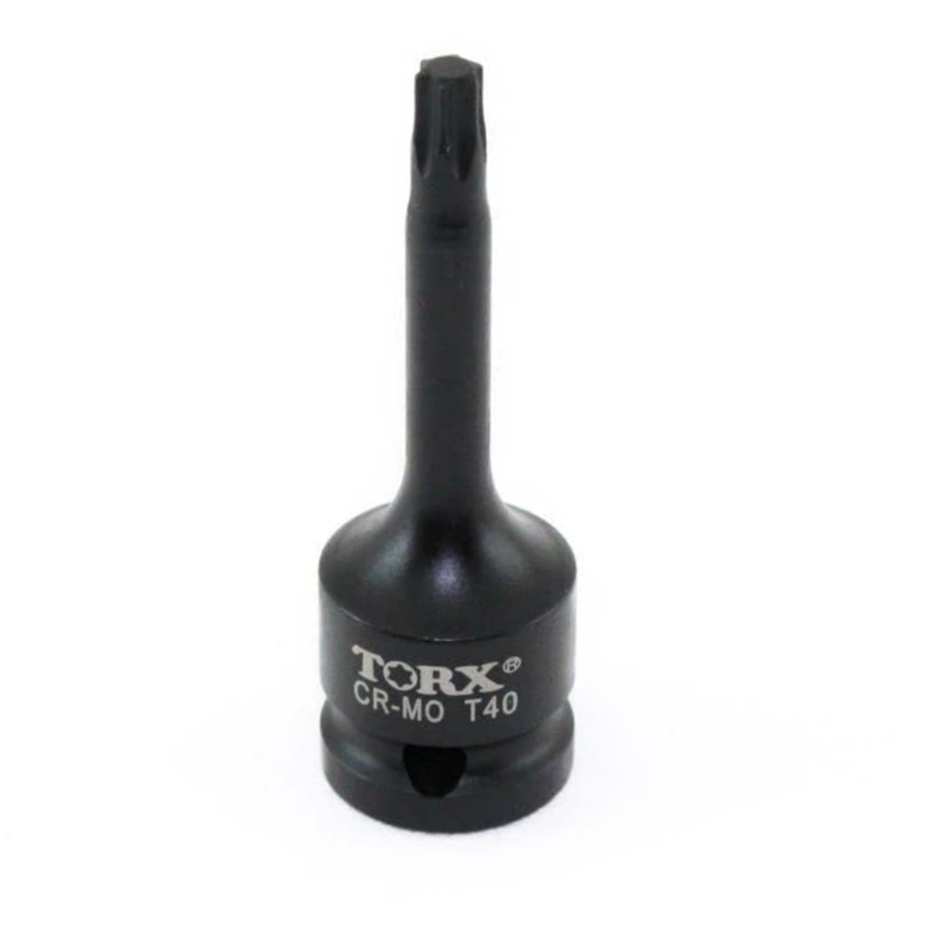 TEMO T-40 7.6cm Long Black Impact Torx Socket Bit 1.3cm Drive 4-a-5-2