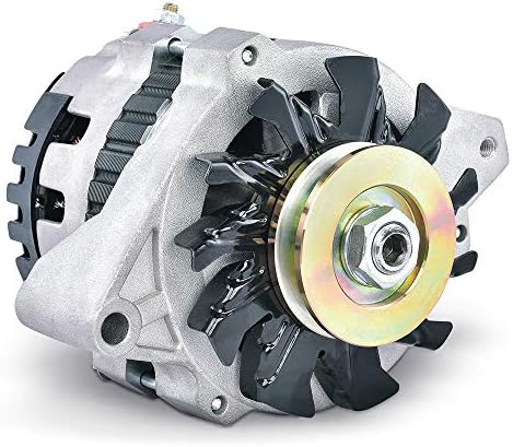 PFM Alternator, CS130, 160 amp, 12V, 1-Wire, Single V-Belt Pulley, Straight Mount, Natural, GM, Each (66430.16N)