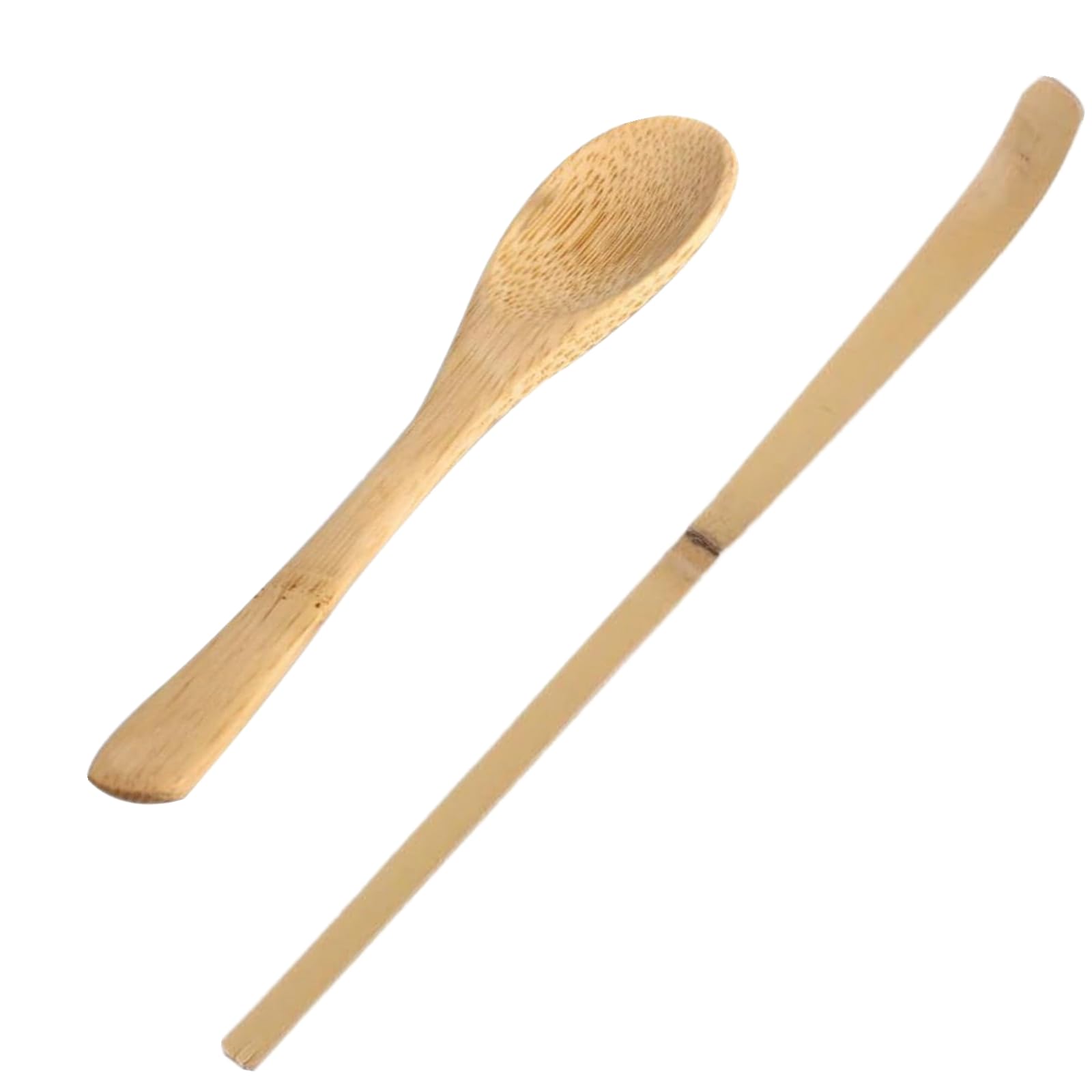 Tea Scoop for Loose Tea, 2 Pcs Matcha Spoon Matcha Scoop Chinese Kung Fu Natural Tea Scoops Delicate Spoon Portable Wood Teaspoons Tea Accessories for Spices Condiments Coffee Powder