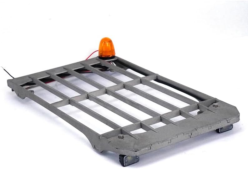 TOUCAN RC HOBBY Metal Cabin Roof Safety Net Light 1/14 LESU RC Hydraulic Wheeled Excavator A0006