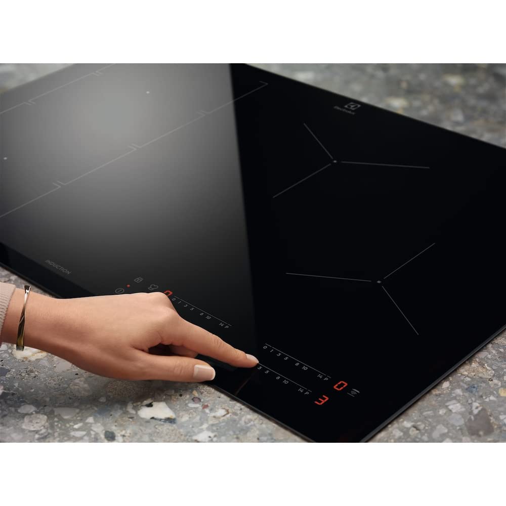 Electrolux CIL63443 - Piano Cottura da 60 cm 4 Fuochi ad induzione, Nero