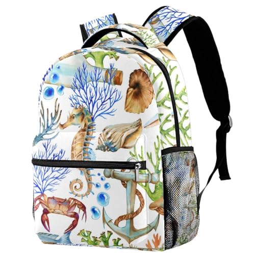 Sac à dos d'école ergonomique multicolore pour soulager le dos des ados
